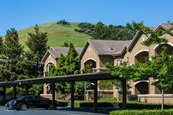 Covered and Reserved Parking at Fairfield CA Apartments Near Travis AFB