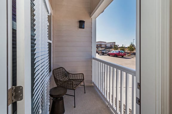 Private Patio Balcony in Colorado Springs Apartments in Academy School District 20