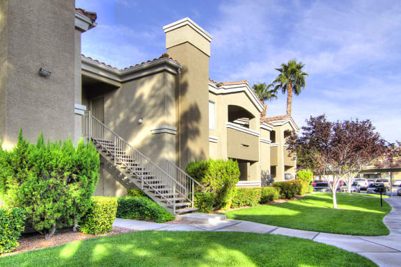 Private Patio/ Balcony at Apartments on Sahara and Fort Apache Nevada