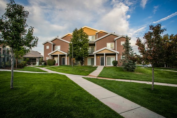 Exterior of Redstone Ranch Apartments Located in Green Valley Ranch Colorado