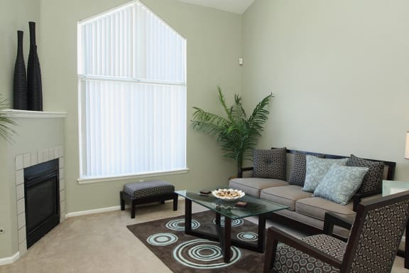 Spacious Living Rooms at Townhomes for Rent near Denver International Airport