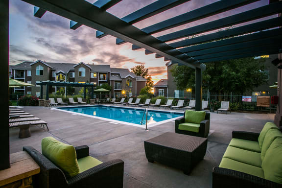 Poolside Cabanas at Green Valley, CO Apartments for Rent Near Airport