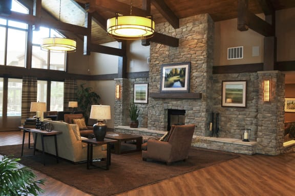Resident Clubhouse at Redstone Ranch Apartments in Denver, CO 80249