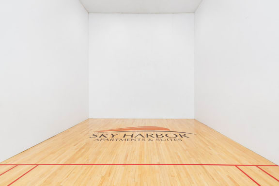 Indoor Raquetball Court at Short Term Rentals Salt Lake City