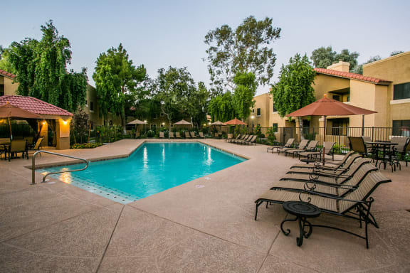 Pool Sundeck at Chandler Blvd Apartments