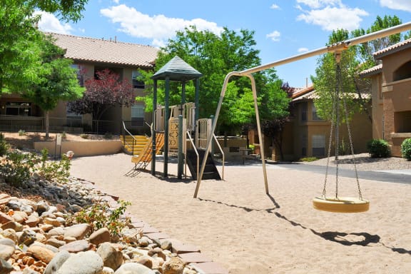 Children's play area at Albuquerque apartments near me