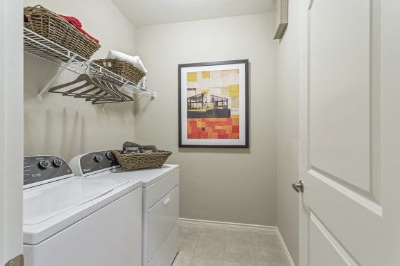 Laundry at Solaire Apartments in Brighton, CO