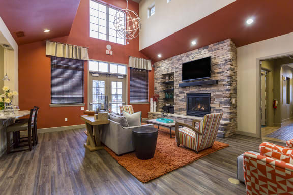 Clubhouse at Solaire Apartments in Brighton, CO