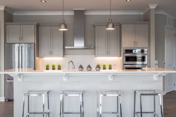 Airy Kitchen at Quarry at River North Apartments, Indianapolis