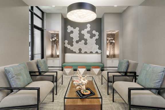 Resident Lounge at The Baldwin at St. Paul Square, San Antonio, 78205