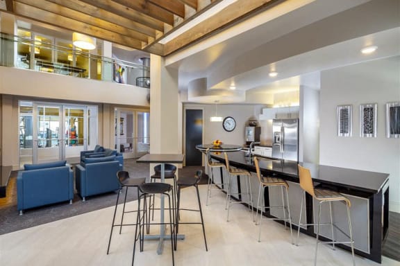 Apartments near Parkland Hospital with Multi-Level Resident Clubhouse