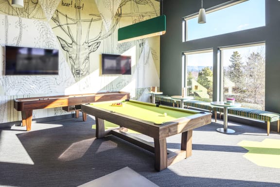Baseline 158 - Game room with billiards
