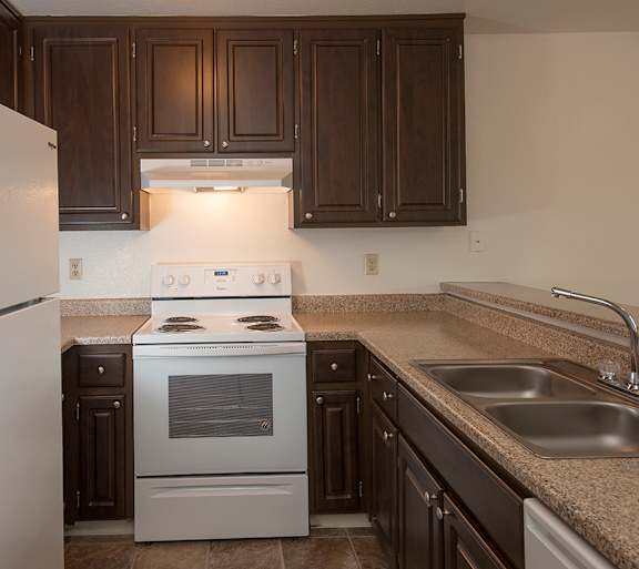 Kitchen Space at Sierra Glen Apartments, Citrus Heights, CA, 95621