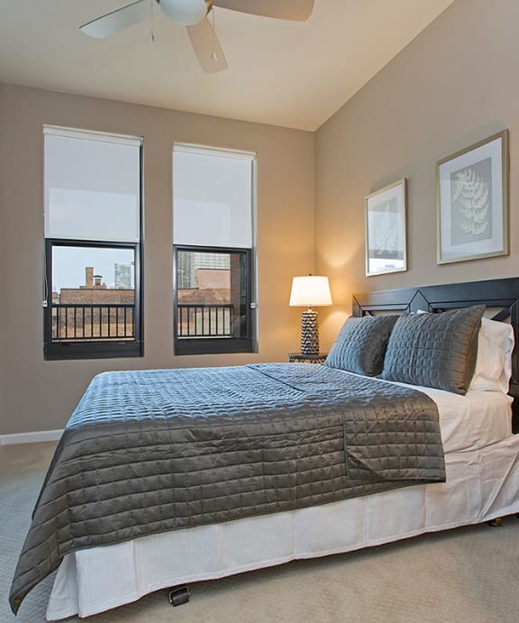 Bedroom at The Shelby, Chicago, 60616