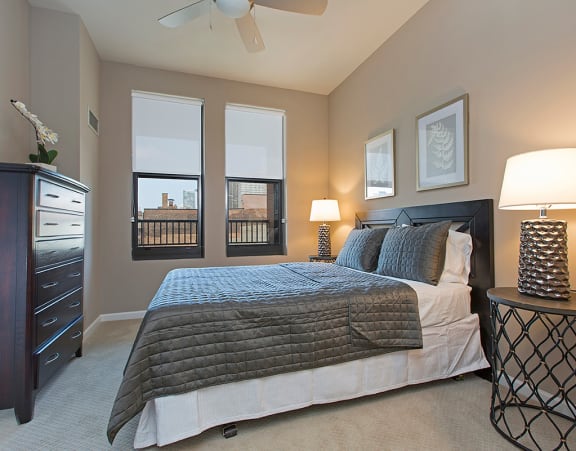 Bedroom at The Shelby, Chicago, 60616