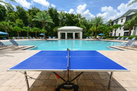 Outdoor Ping-Pong Table at Alaqua, Jacksonville
