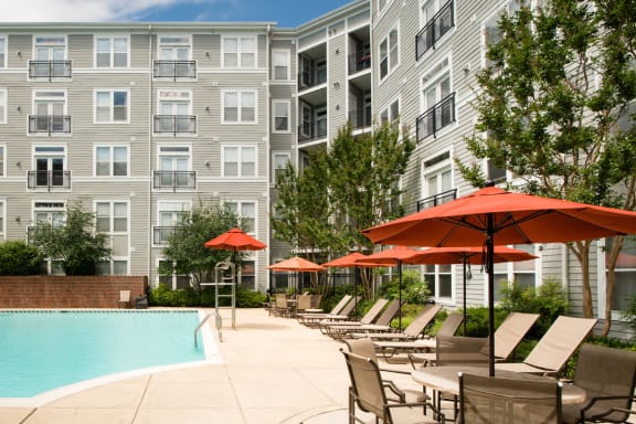 Swimming Pool at The Flats at Wheaton Station in Wheaton, MD