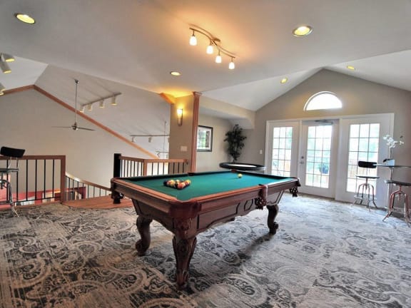 Billiards Table at Village Club on Franklin, Southfield, MI 48034