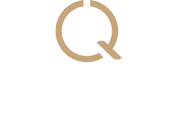 A logo with a circle and the word "QUEST" below it.
