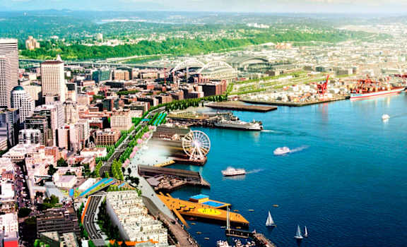 a view of the port of tacoma