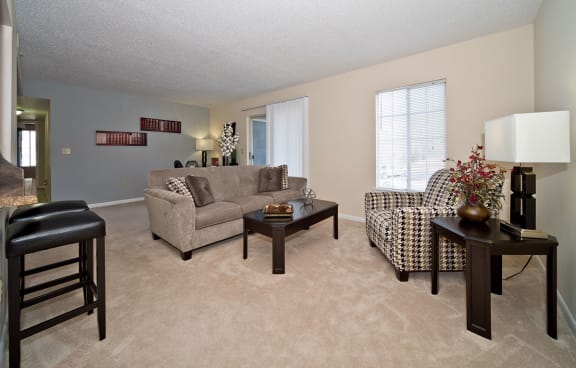 woods edge apartments living room