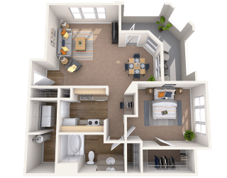 1 bed 1 bathroom G at Montage at Pecos Ranch Apartments, Chandler