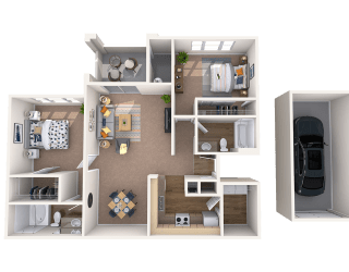 2 bed 2 bath B at Montage at Pecos Ranch Apartments, Arizona, 85286
