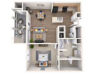 A2 - 1 Bed 1 Bath
