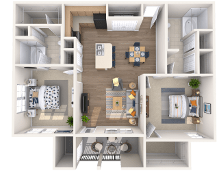 B1 - 2 Bed 2 Bath