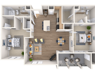 B2 - 2 Bed 2 Bath