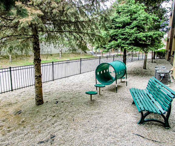 A playground at a park at Citifront Apartments. 