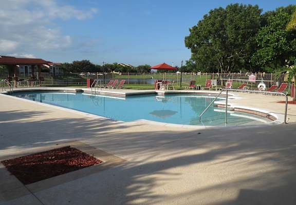 Monterey Pointe Apartments resort style pool at Monterey Pointe, Homestead, FL