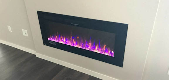 Fireplace at Grayhawk Apartments, Fargo, North Dakota