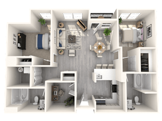The Portola at SouthGlenn Barcelona Floor Plan