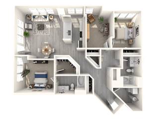 The Portola at SouthGlenn Madrid Floor Plan
