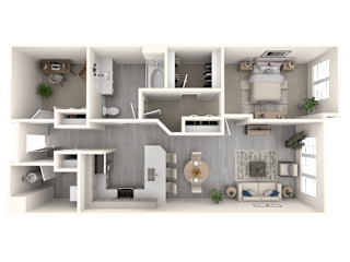 The Portola at SouthGlenn Seville Floor Plan