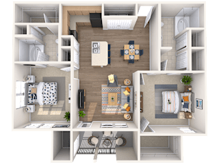 B1 - 2 Bed 2 Bath