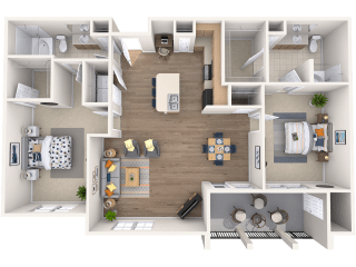 B2 - 2 Bed 2 Bath