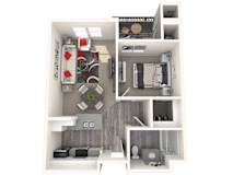 Misson Floor Plan at 55+ FountainGlen Laguna Niguel, Laguna Niguel, 92677