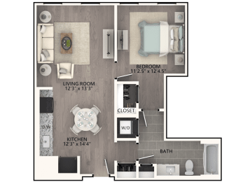  Floor Plan 1D