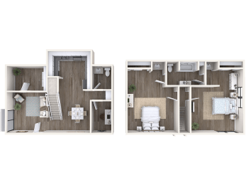 La Vista 2x2 floorplan