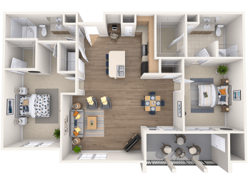 B2 - 2 Bed 2 Bath