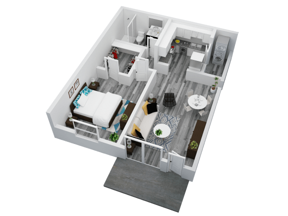 Mandarin Bay Apartments One Bedroom One Bathroom