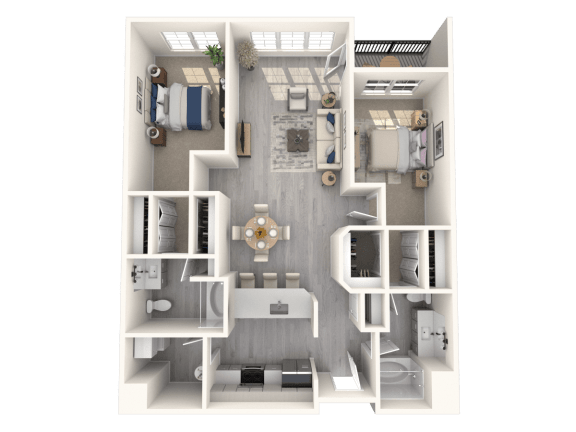 The Portola at SouthGlenn Valencia Floor Plan