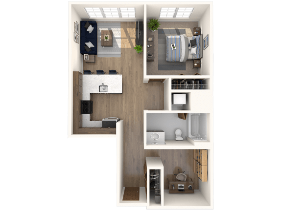 One bedroom den