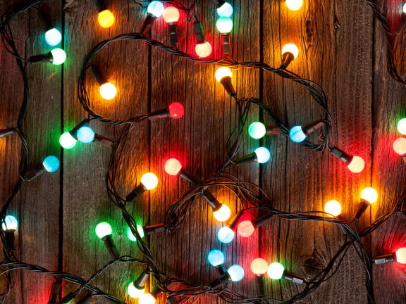 Christmas lights at Mirabella Apartments, Bermuda Dunes, 92203