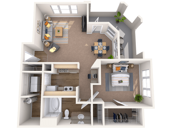 1 bed 1 bathroom G at Montage at Pecos Ranch Apartments, Chandler