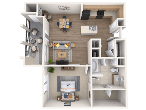 A2 - 1 Bed 1 Bath