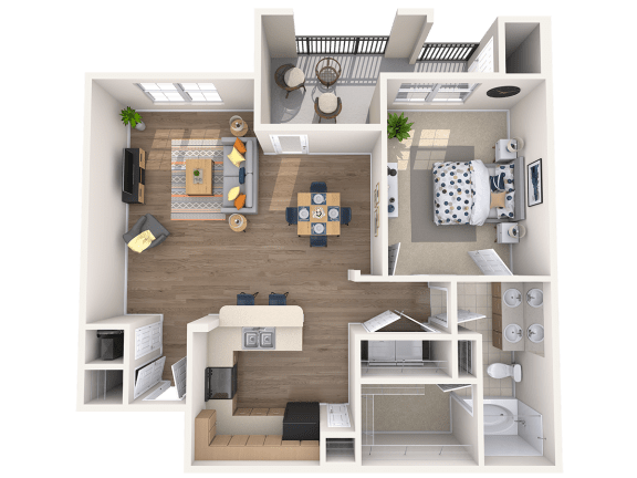A3 - Bed 1 Bath