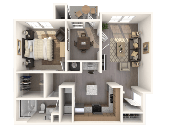 The Waldorf Floor Plan at The Crest at Sugarloaf, Lawrenceville, GA
